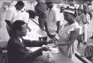 Ghana Election 4 Dec. 1992. Anthony Allison